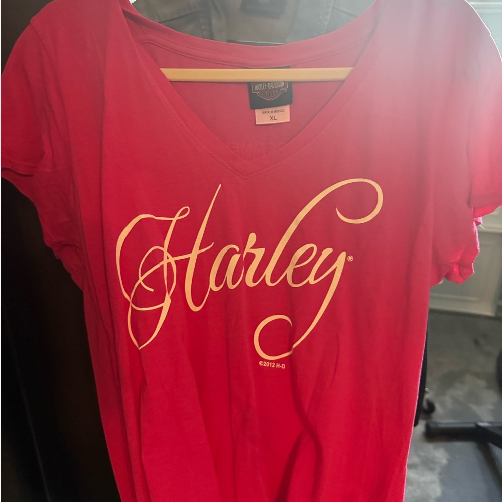 Harley-Davidson Women's Bright Red Tee